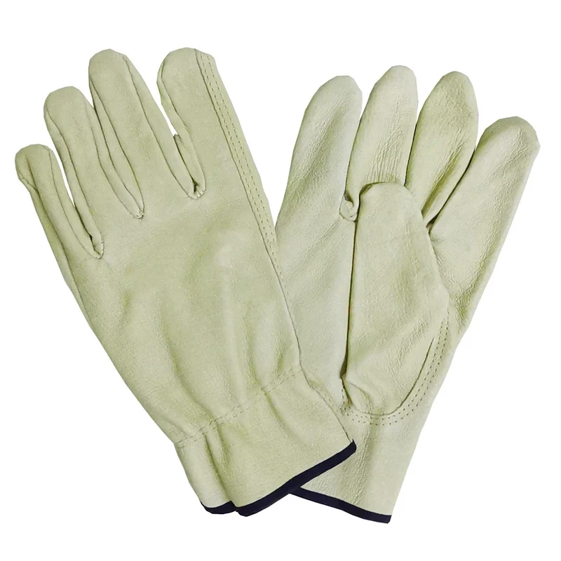 

2022.Pig Skin Leather Gloves BC-Grade Men Work Safety Working Mechanical Repairing Gardening Gloves