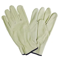 2022 pig skin leather gloves bc grade men work safety working mechanical repairing gardening gloves