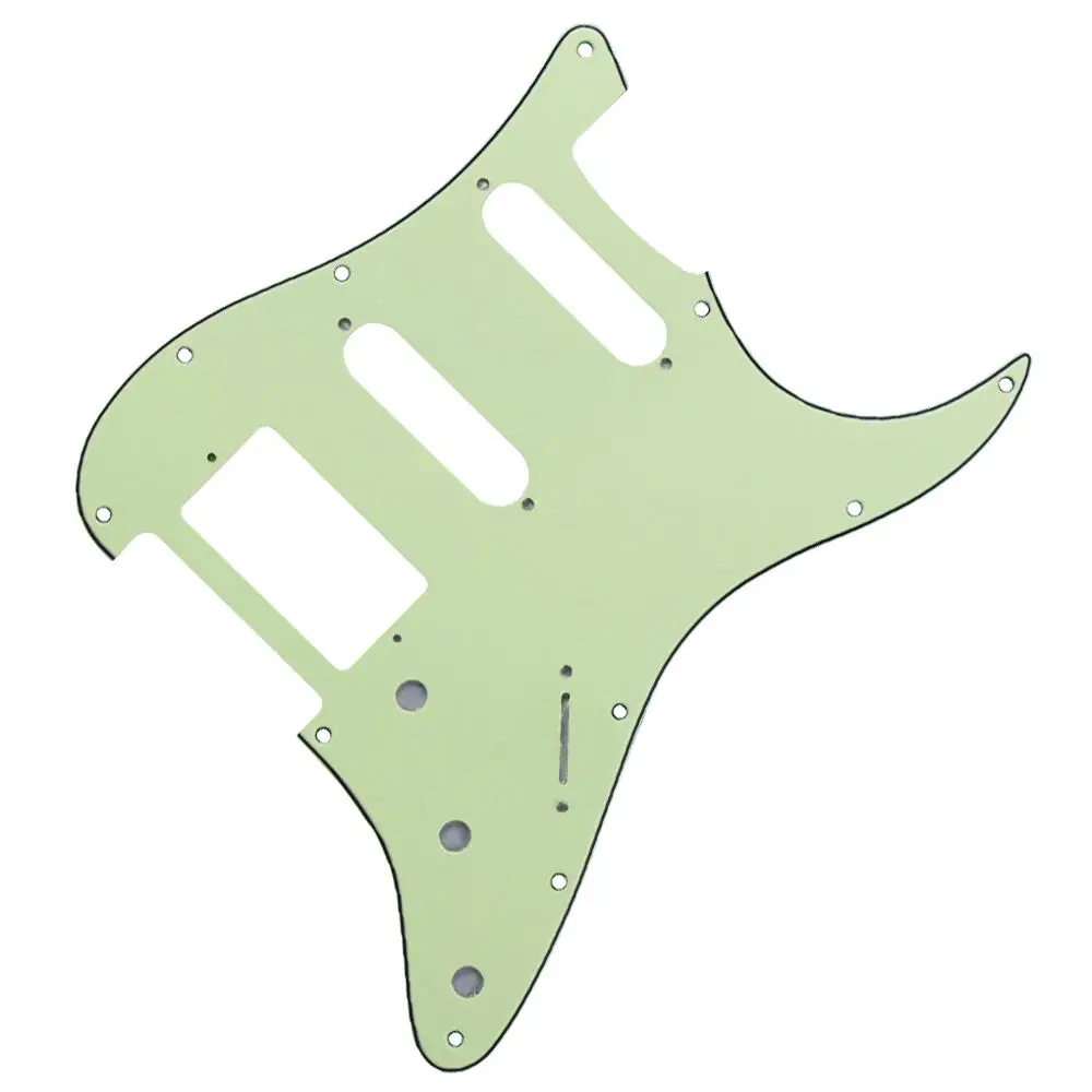 Новый мятный зеленый SSH пластина гитары Страт Гитара Выбрать защитную скретч