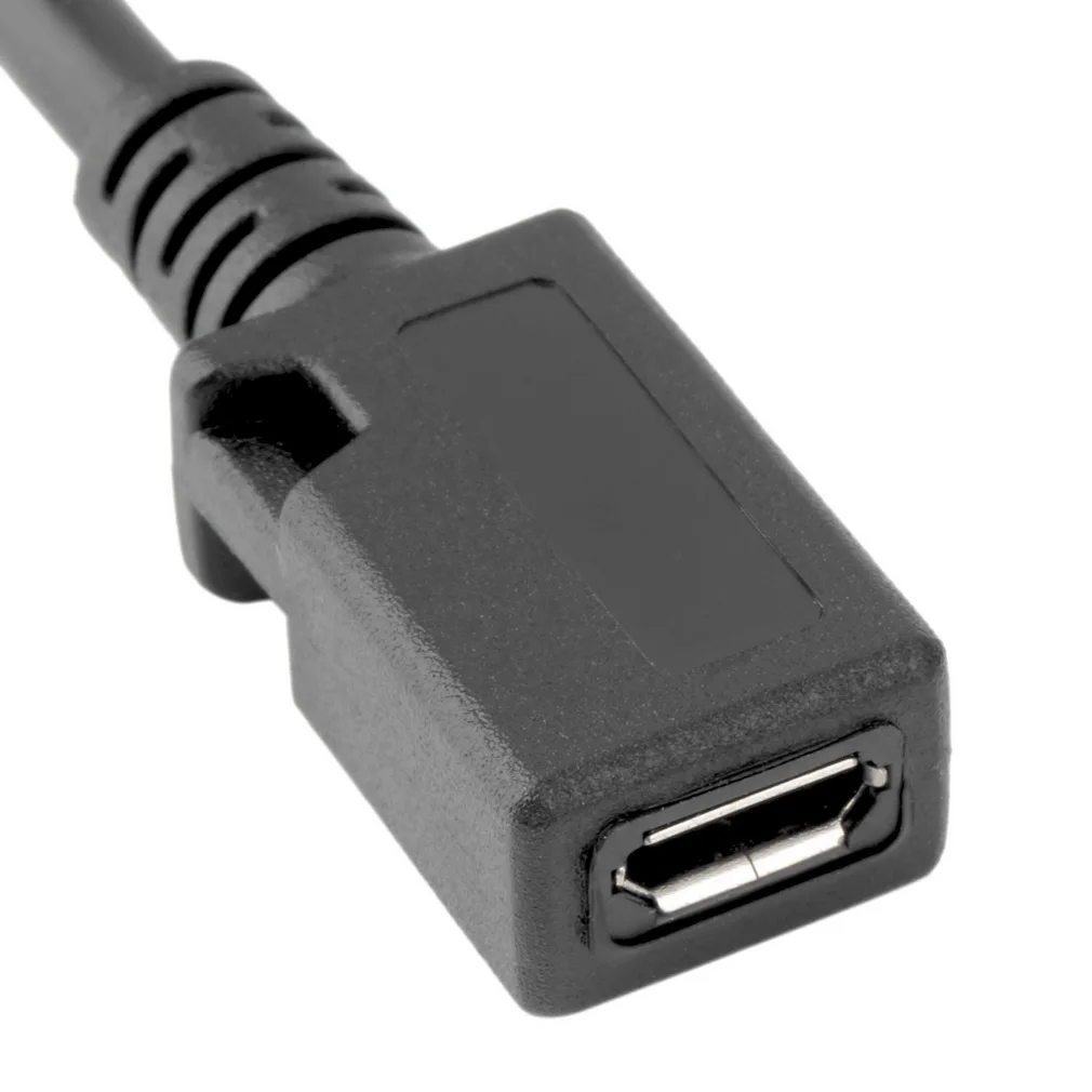

Plug & Play 480Mbps 15cm USB B Male Female M/F Extension Charging Cable Cord Wire Converter Adapter