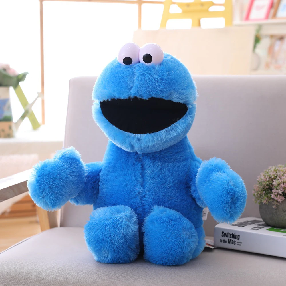 Мультяшная плюшевая кукла Elmo с изображением печенья из мультфильма Улица Сезам