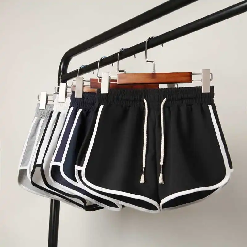 

Summer Sports Style Three-point Thin Loose Pockets Plus Size Shorts Women Hot Pants