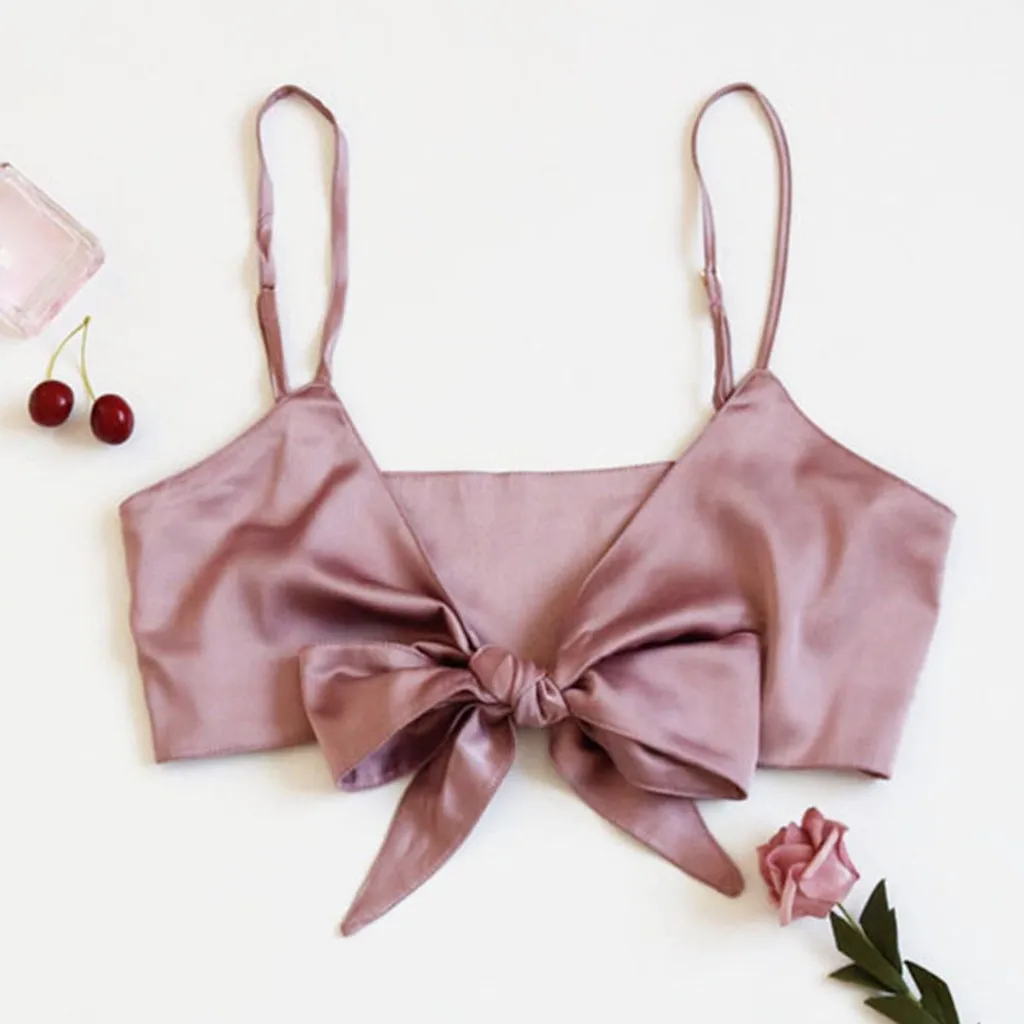 Женское сексуальное атласное шелковое милое нижнее белье на косточках размера