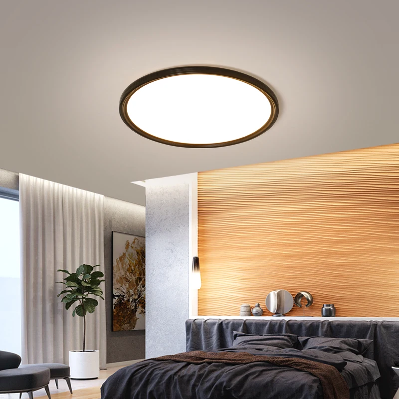 Ультратонкий потолочный светильник s современная светодиодная лампа на потолок - Фото №1