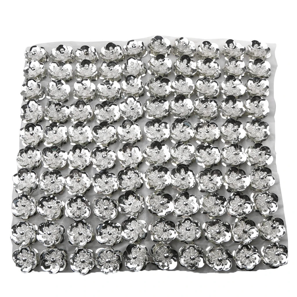 

100 шт./компл. бусины с вырезами и блестками, цветочные украшения, аппликация для шитья, рукоделия, «сделай сам» 20 мм