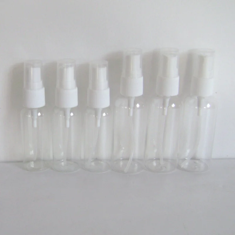 

50 шт., прозрачная пластиковая бутылка-распылитель, 30 мл