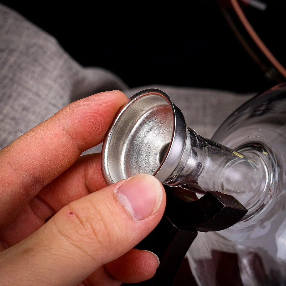 

Decanter Wine-Pourer Crystal Water Carafe Bar Glass Wine Decanter Globe Liquor Whiskey Spirits Drink Bottle Christmas Gifts