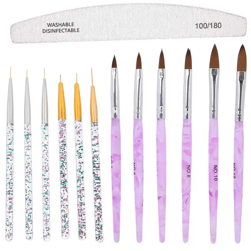 

Professional Nail Art Liner Brush DIY Nail Drawing Painting Brush Manicure Set