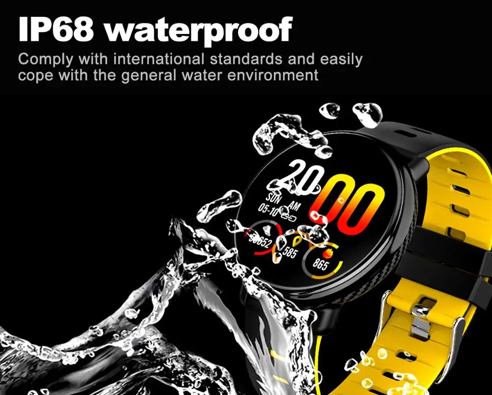 смарт часы мужские женские COBRAFLY водонепроницаемые умные фитнес браслет с