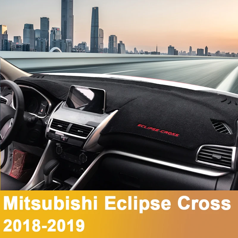 For Mitsubishi Eclipse Cross 2018 2019 LHD Car Dashboard Cover Dash Mat Non-slip Sun Shade Pad Carpets Trim Interior Accessories |