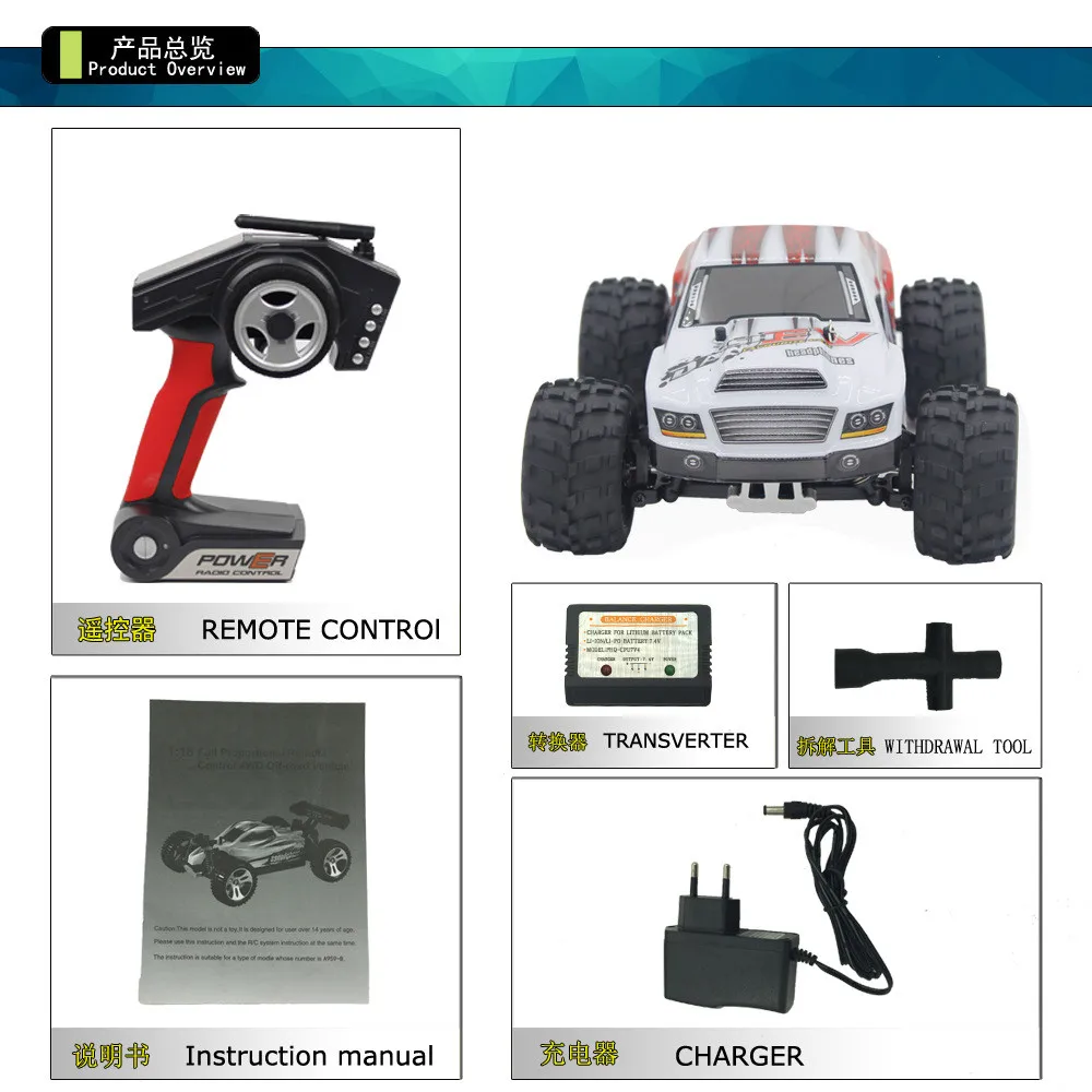 Лучшие продажи Wltoys A959 A959-B A979-B 2,4G 4CH дистанционного Управление д/у высокая скорость Скорость автомобиль гоночный автомобиль внедорожник VS 12428 9115 9125 rc автомобиль