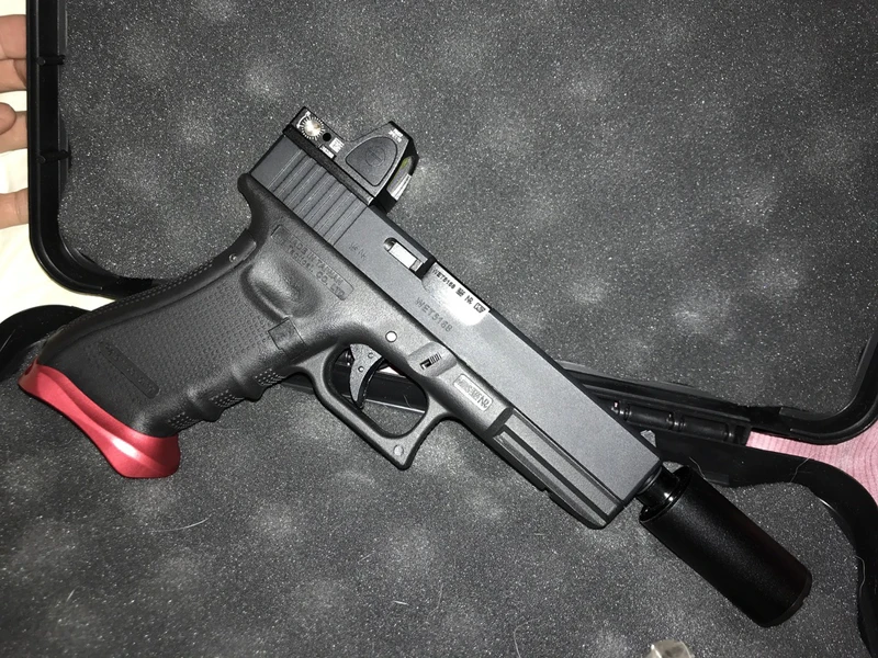 Тактический ЧПУ Алюминий Глок сцепление Adater Magwell для Glock 17 22 24 31 34 35 37 Gen 1-4 года база Pad охота Каза