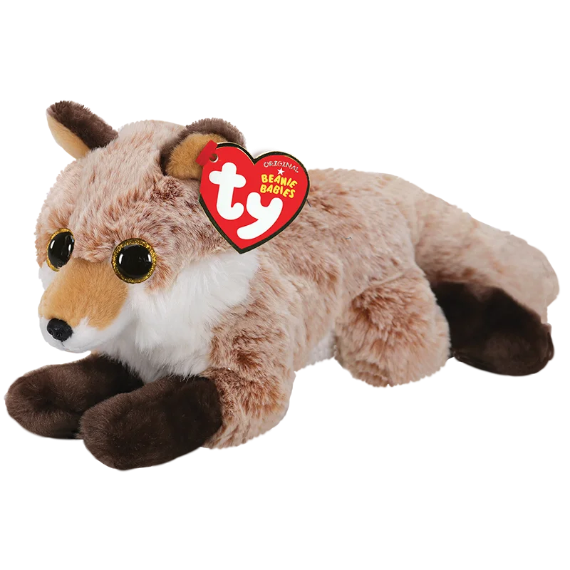 15 см Ty Beanie блестящая милая собака с глазами Искусственная лиса плюшевая игрушка