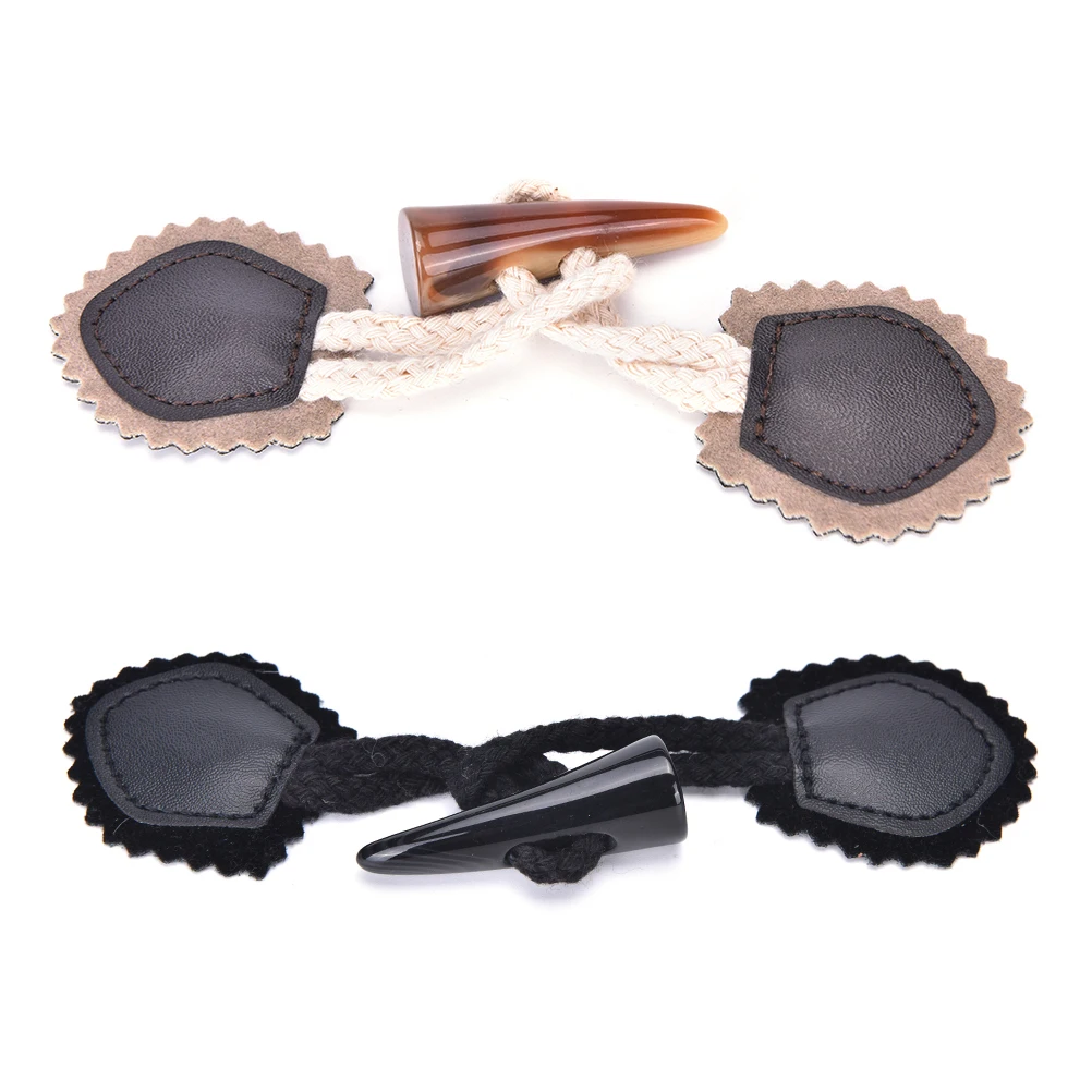 1 шт. черный Кофе Цвет роговые пуговицы для открытого воздуха Шинель куртка на