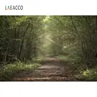 Laeacco Зеленый Летний лес листья, парк, естественный сценический Фотофон, Фотофон для фотостудии