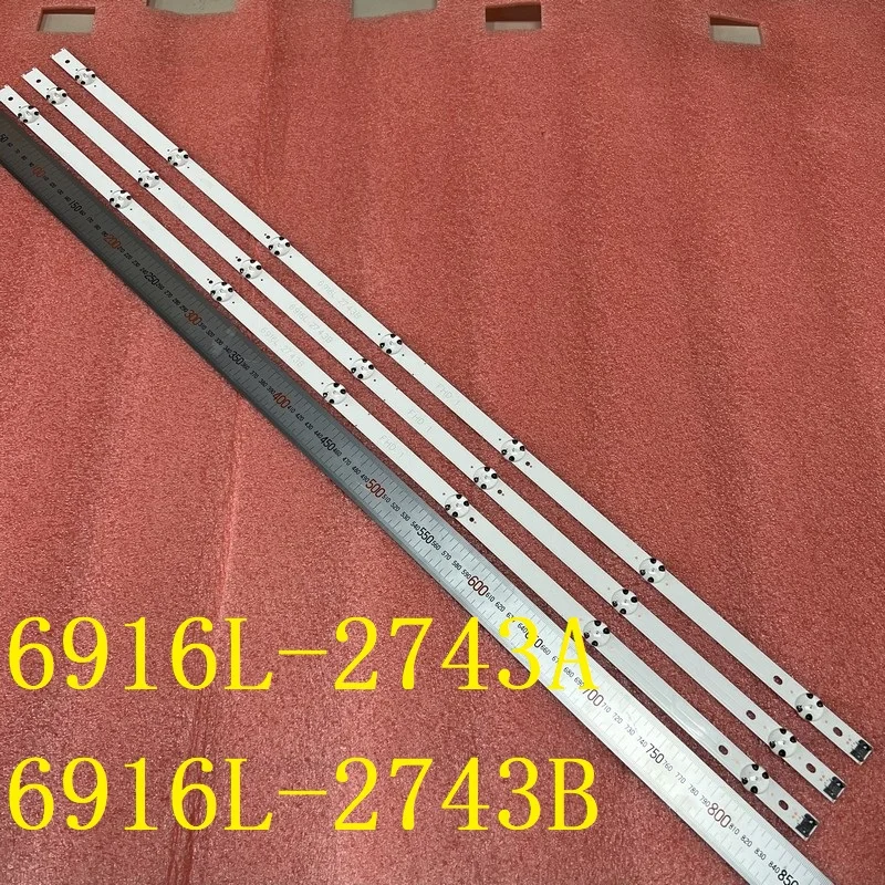 3 шт./компл. светодиодный Подсветка полосы для LG 43LH5100 43LH615V 43LH7500 43LH604V 43LH570V 43LH590V 43LH510V 43LH5700 43LW540S 43LK5100PLA 6916L-2665A AGF79047101