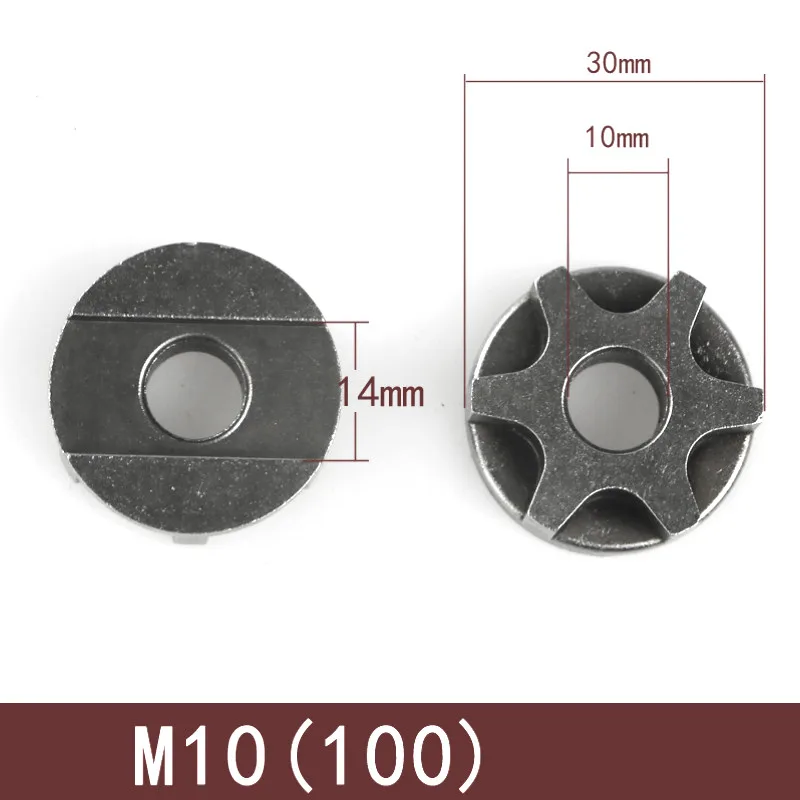 M10/M14/M16 бензопила Шестерни 100 115 125 150 180 Замена для угловых шлифовальных машин