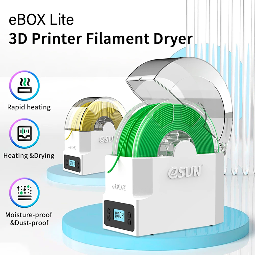 Коробка для наполнителя KINGROION eSUN eBOX 3d-печати держатель хранения сухая мерная