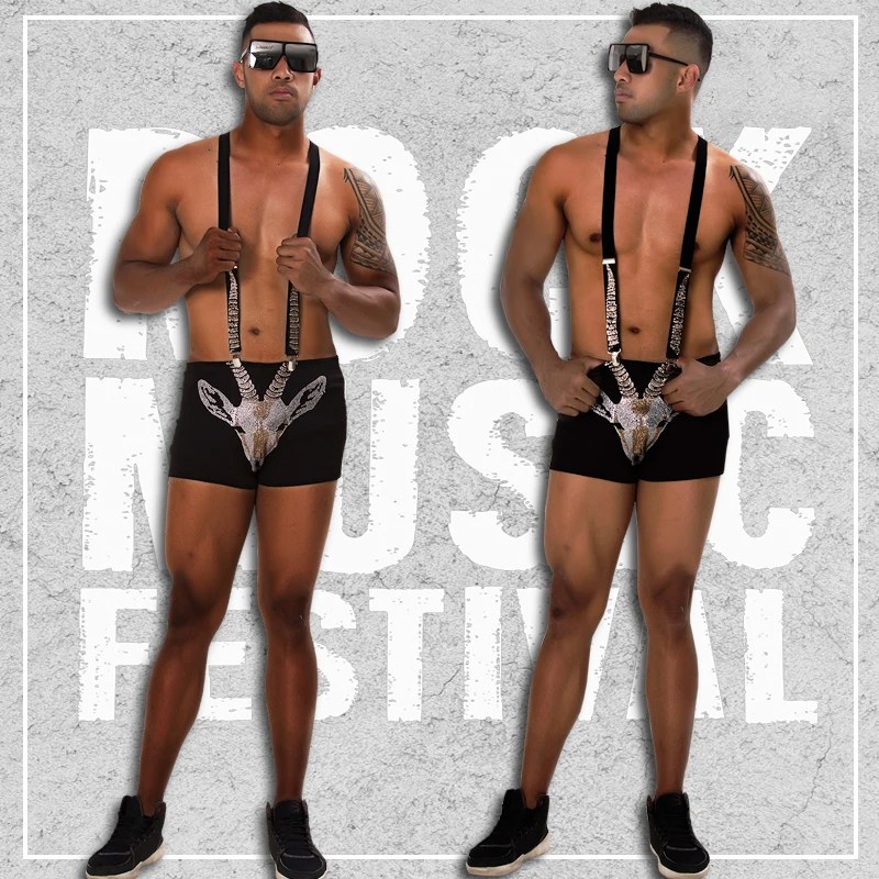 Новинка мужские костюмы для диджея костюм ночного клуба комбинезоны сексуальный