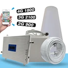 Усилитель сотовой связи Eznlibek 20L-GDW-LP13, частоты GSM900+LTE1800, комплект 2 антенны + усилитель