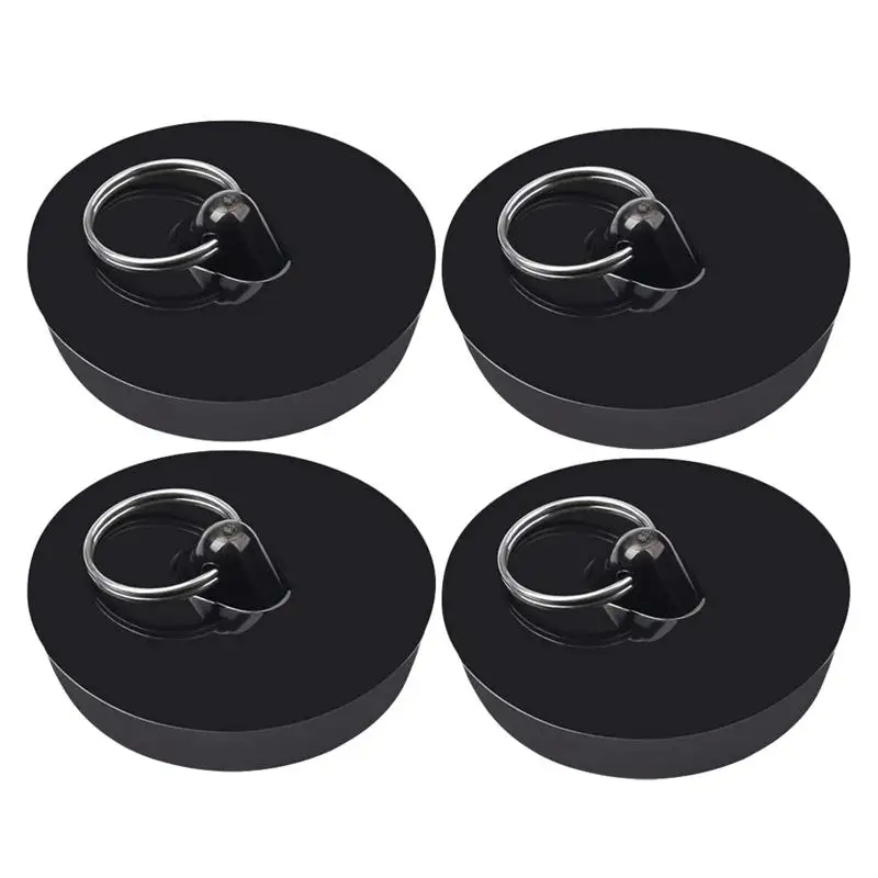 

4Pcs Bathroom Accessories Sink Plug Sink Mouth Water Stopper for Bathtub Restaurant
