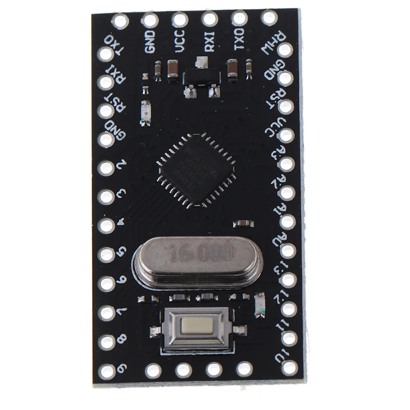 1 шт. Pro Mini Atmega168 168 Модуль платы кварцевого генератора 16M 5V для Arduino Nano Заменить