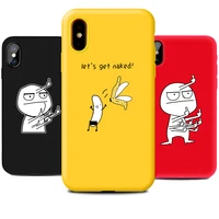 Cartoon TPU Silicone Phone Case for IPhone Pro MAX Plus Funny Personalized Cases Back Cover Accessories