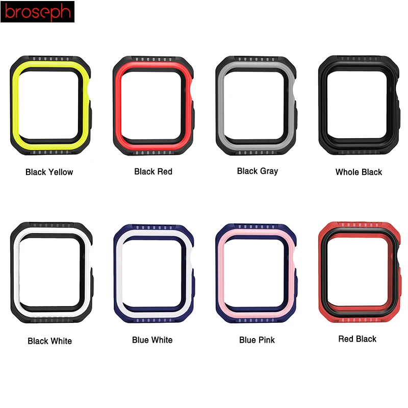 Чехлы для часов Apple watch Series 4 40 мм 44 мм защитный чехол для Iwatch 3 2 1 38 мм 42 мм аксессуары для часов