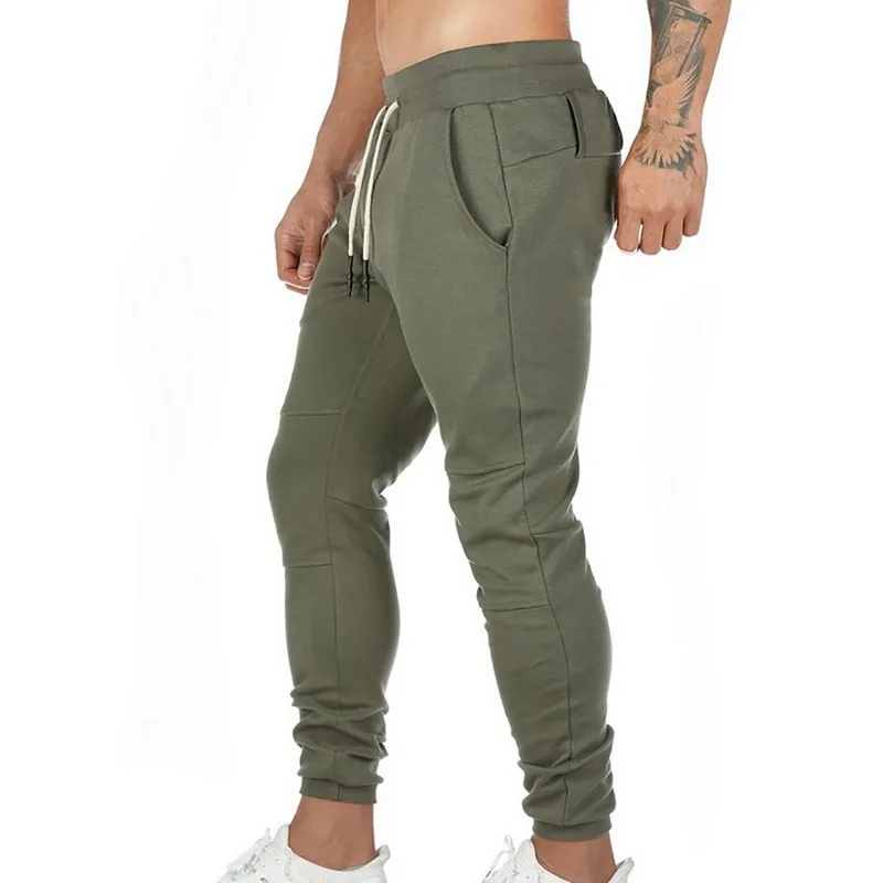 

SHUJIN Joggers Sweatpants Men Casual Pants Solid Color Gyms Fitness Workout Sportswear Trousers Autumn Male Track Pants