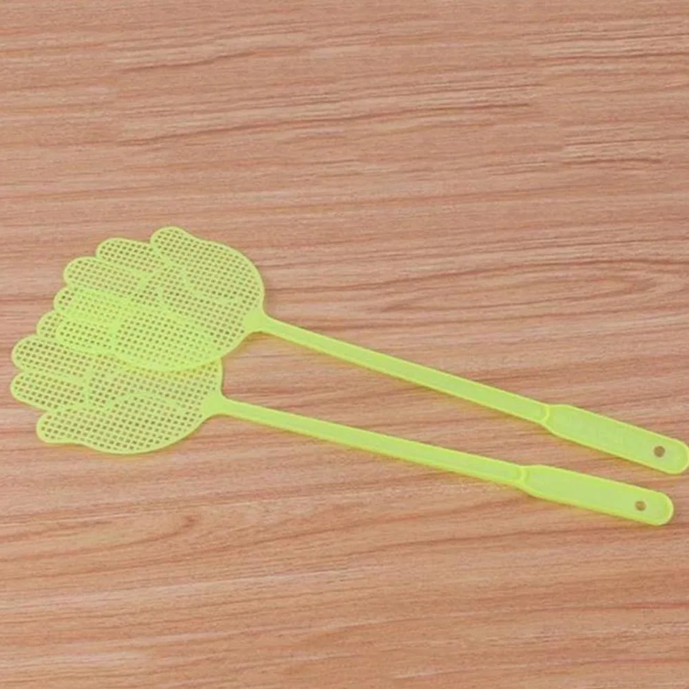 

3pcs Solid Home Household Pest Control Long Handle Practical Universal Hand Shaped Plastic Insect Killer