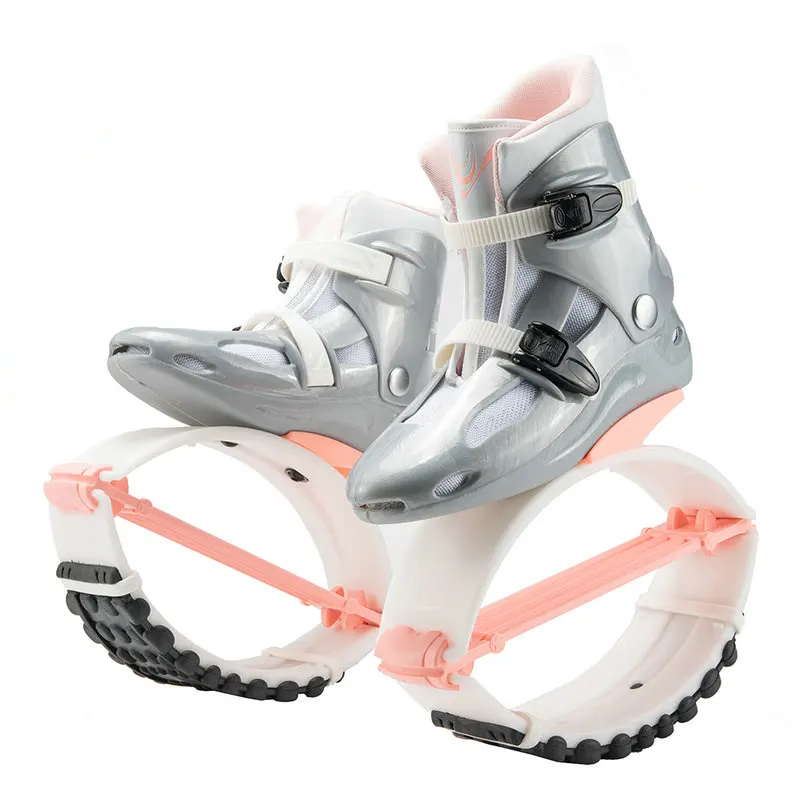 

Pink White Bouncy Shoes For Unisex, New 4T Spring Weight Loss Exercise Kangaroo Jump Boots