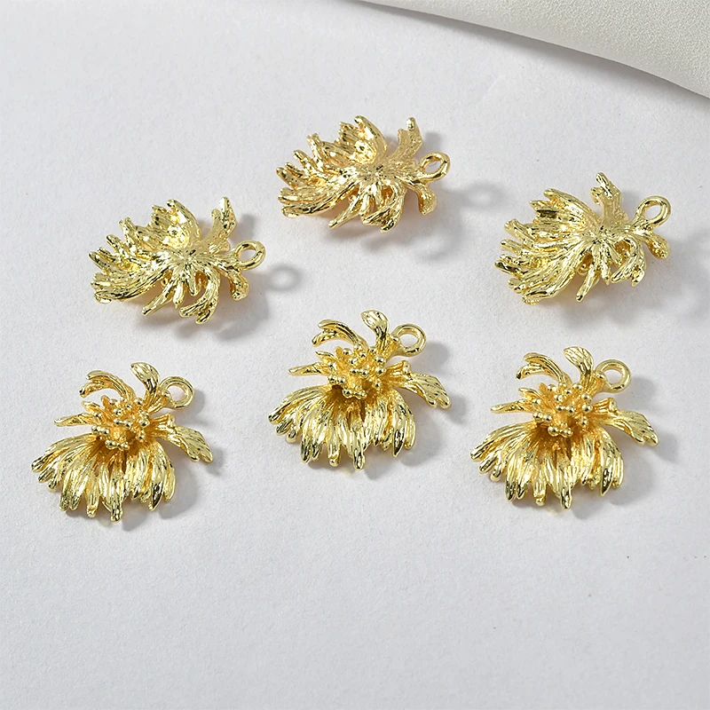 Сплав Хризантема серьги-ромашки ожерелье браслет кулон части DIY орнамент