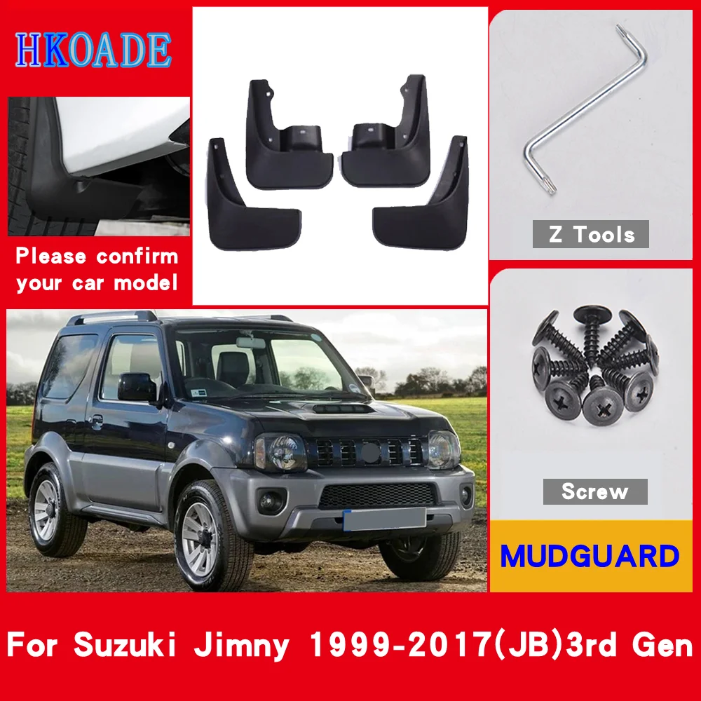 

Брызговики для Suzuki jimny JB 1999-2017, брызговики, аксессуары для автомобильных брызговиков