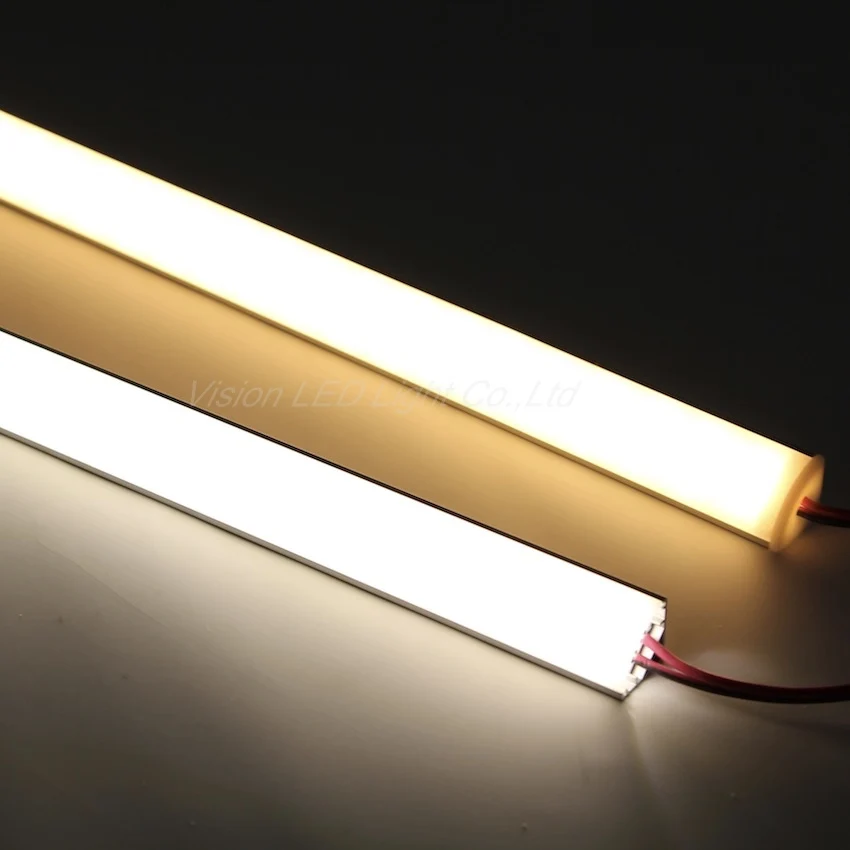 Triangle shape LED Cabinet bar light 50cm 20inch long 12W/PCS 12V DC with aluminum profile clear or milky cover | Лампы и освещение