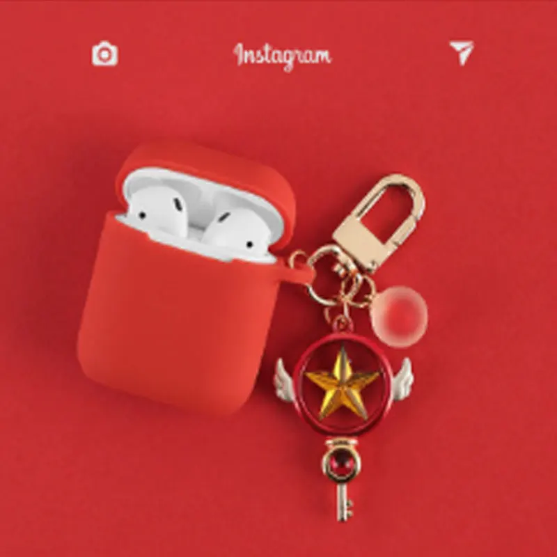 18 Милый мультяшный декоративный силиконовый чехол для Apple, для Airpods, чехол, аксессуары, защитная крышка, Bluetooth, чехол для наушников, подарки - Цвет: 18