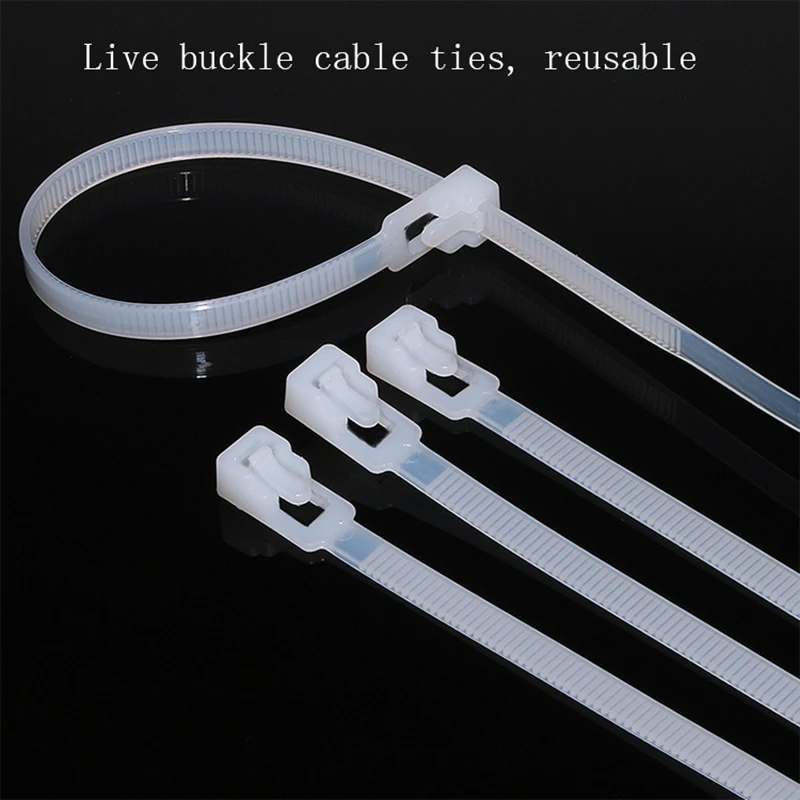 

Plastic Nylon Cable Tie 4x120-4x300MRO and Industrial Supply Fasteners and Hardware Cable Tie Self-locking Straps200pcs