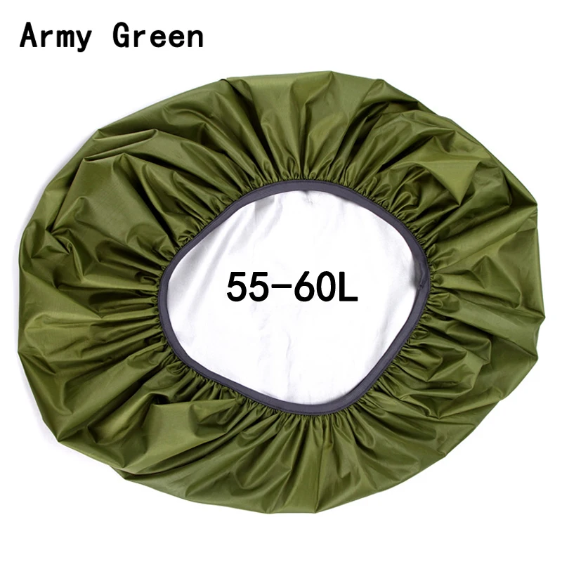 Army 55-60L 35L 45L 55L 70L 80L рюкзак дождевик походный туристический Водонепроницаемый пылезащитный спортивный мешок Сверхлегкий Открытый инструмент - Цвет: Army 55-60L
