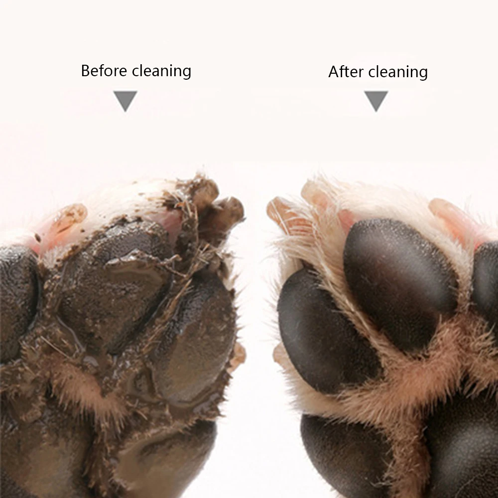 Подставка для мытья лап собак и кошек портативный мягкий силиконовый Плунжер