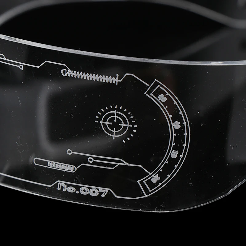 LED очки Неон вечерние светящиеся светодиодные светильник костюм Декор