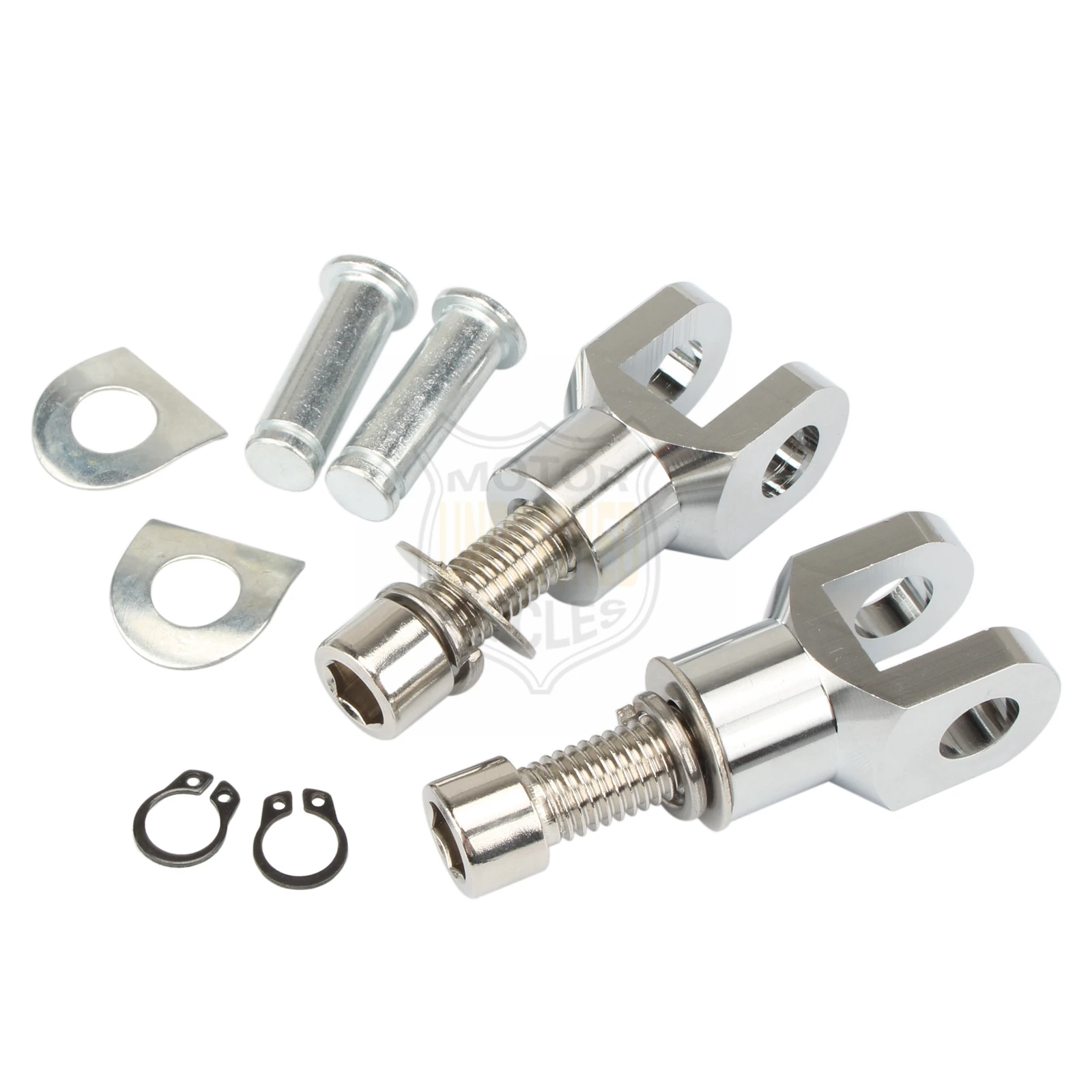 Мотоцикл хромированный ножной Peg Clevis Набор для Harley Honda Yamaha Suzuki Универсальный Footpeg подставка для ног Clevis крепление w/оборудование 29 мм