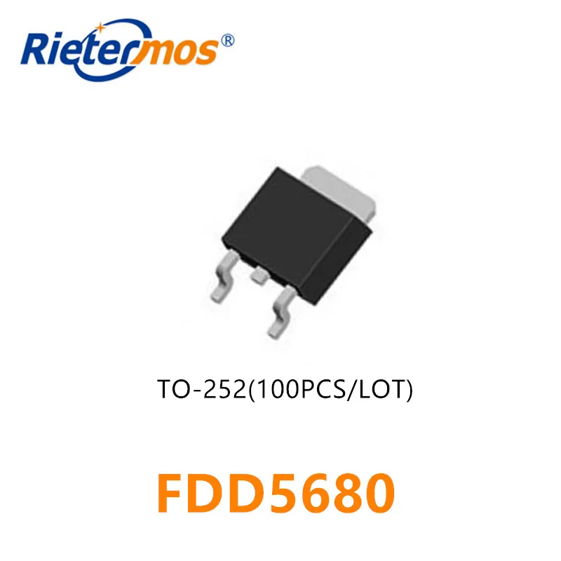 

100PCS FDD5680 TO252 D5680 5680 SMD made in China