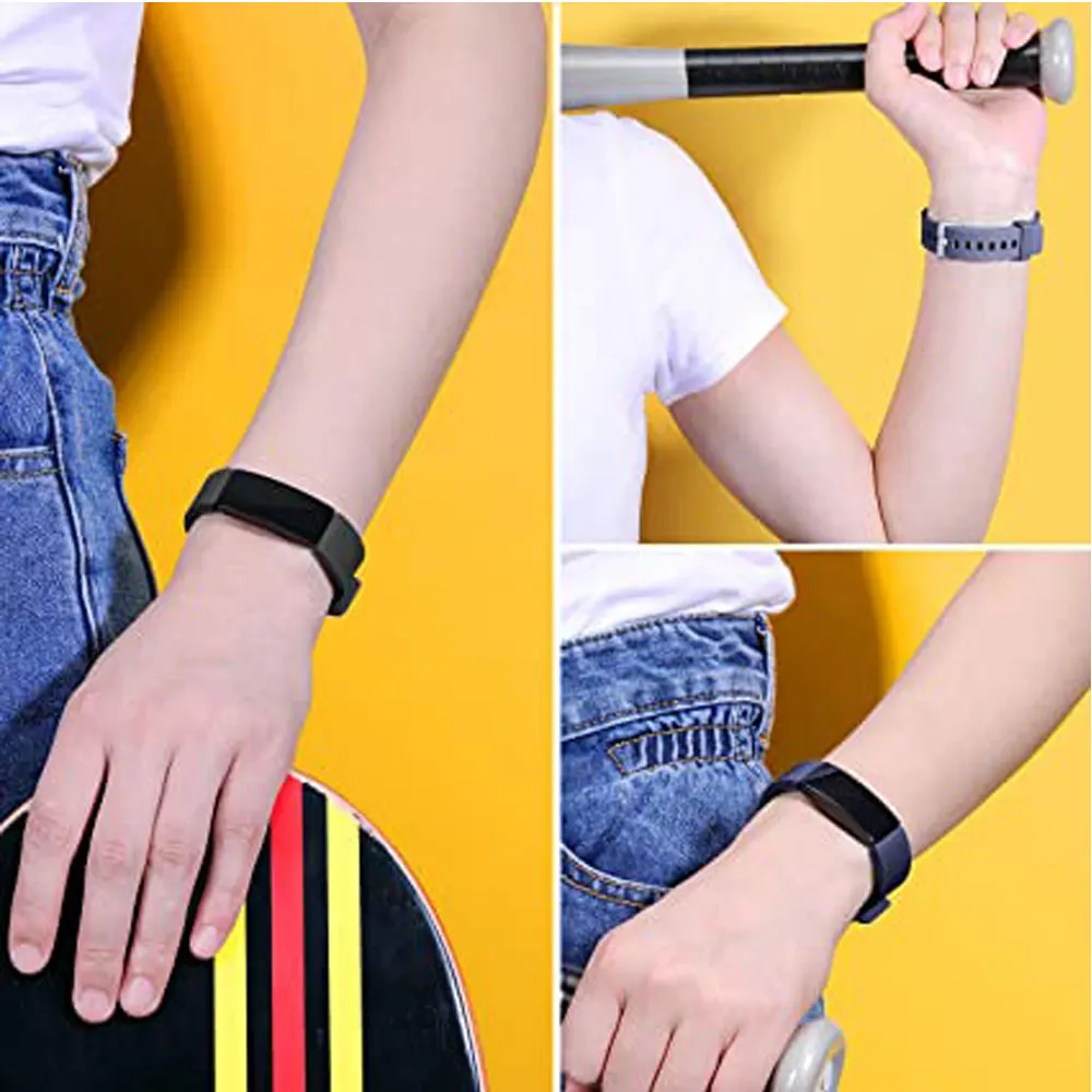 Силиконовый спортивный ремешок для смарт-часов Fitbit Inspire HR сменный браслета