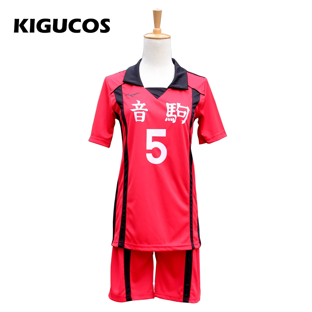 

KIGUCOS Haikyuu! Костюм для косплея аниме Nekoma с волейбольным мячом, одежда для команды Kenma Kozume, Трикотажный костюм Kuroo Tetsurou, спортивная одежда