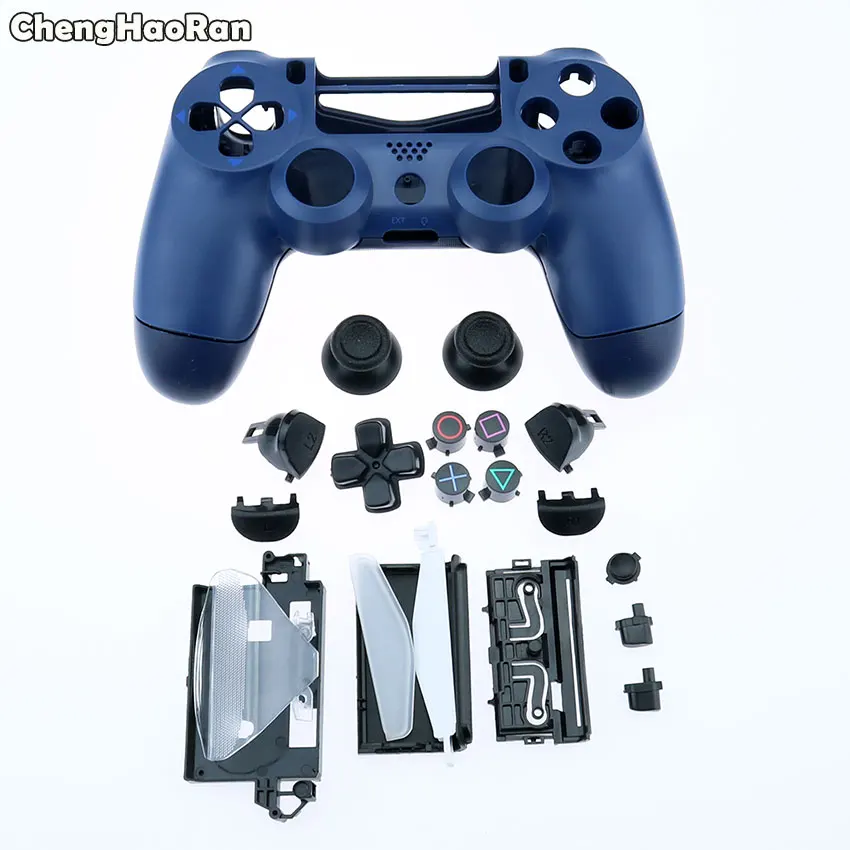 4 ChengHaoRan Полный Корпус с кнопками мод комплект для Sony PS4 Pro Slim 4,0 V2 JDS-040 JDM 040 контроллер корпус Оболочка Чехол - Цвет: 4