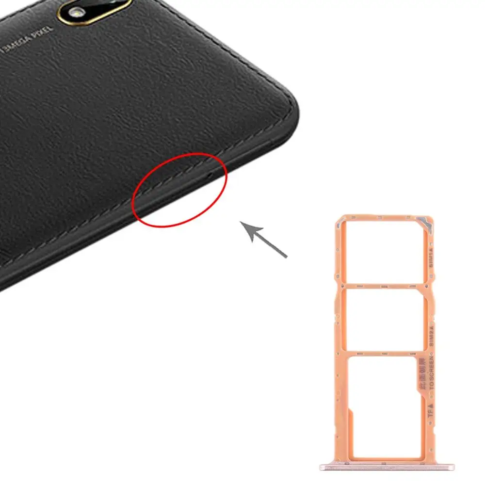 Лоток для SIM-карты + лоток карт Micro SD Huawei Y5 (2019) слот корзины сменная деталь