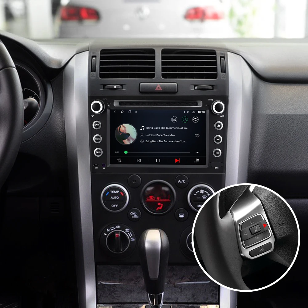 Автомагнитола Isudar 2 Din Android 9 для SUZUKI/Grand Vitara DVD мультимедиа GPS Восьмиядерный