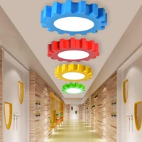 gear ceiling light colored playground early care classroom aisle ceiling light kindergarten led creative child light fixtures