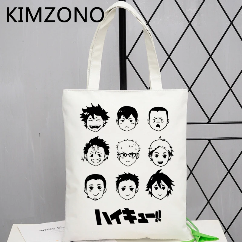 

Сумка для покупок Haikyuu, тканевая, многоразовая