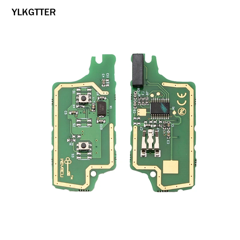 YLKGTTER 433 МГц комплект дистанционного ключа для Citroen C2 C3 C4 C5 Berlingo Picasso 3 кнопки CE0536 ASK