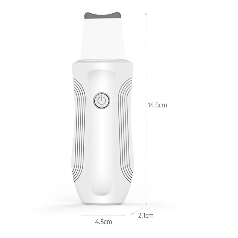 Professional Ultrasonic Facial Skin Scrubber Ion Deep Face Cleaning Peeling Rechargeable Care Device Beauty Instrument | Красота и